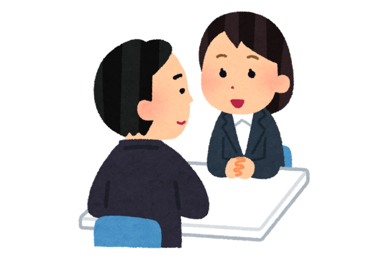 kaisya_soudan_man_woman_smile